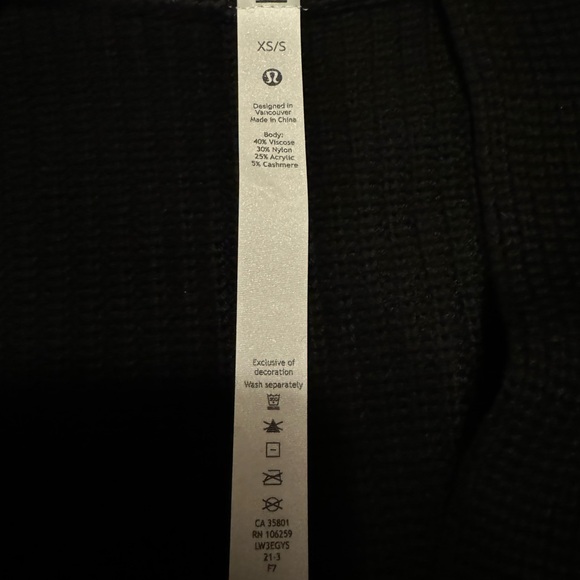 Lululemon Cashlu Wrap Sweater - Picture 4 of 5